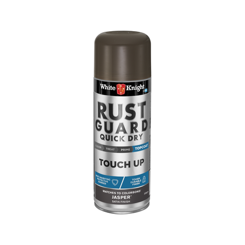 White Knight Rust Guard Touch Up Spray Paint 300g Jasper Satin