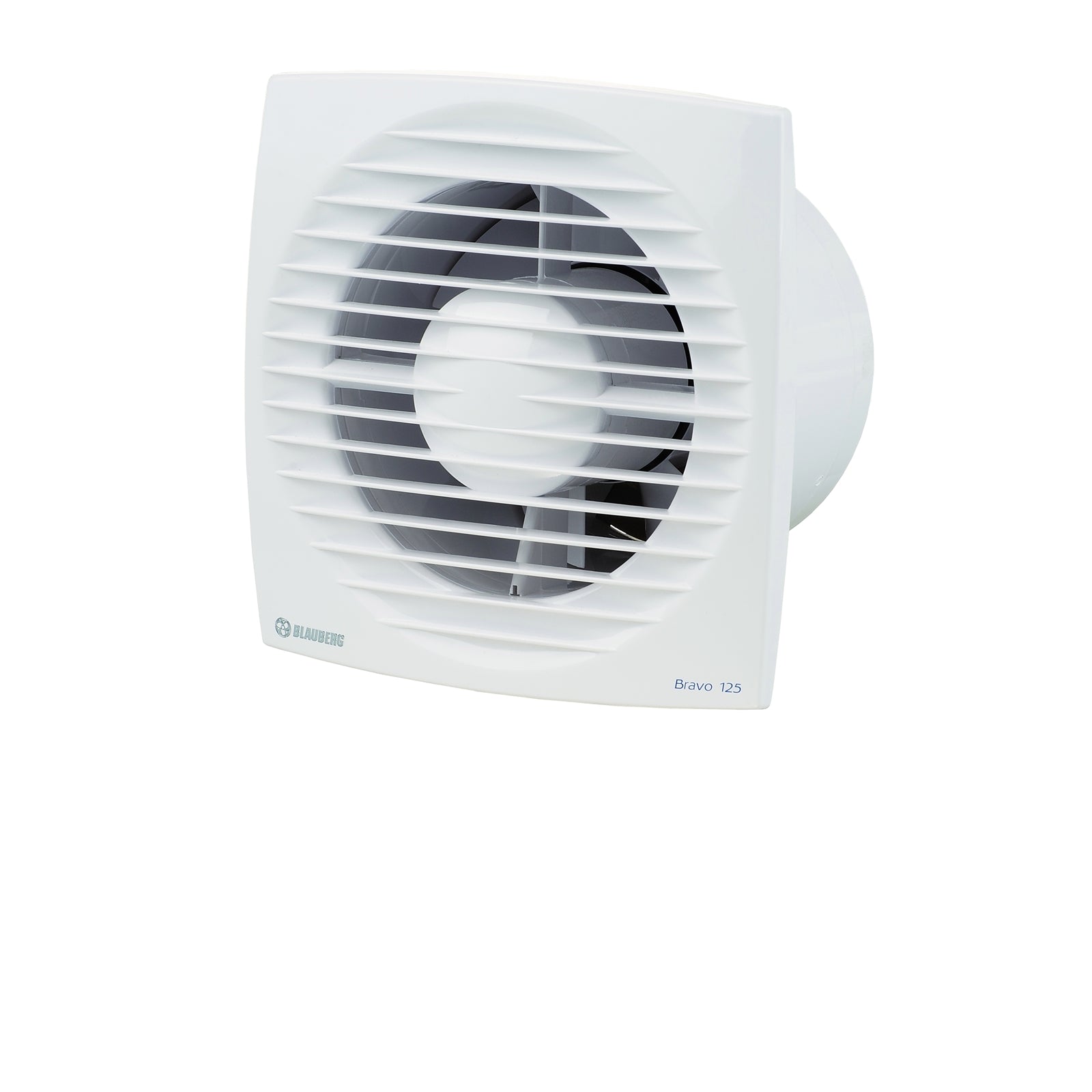 Blauberg BRAVO 125mm Low Profile Wall/Ceiling Exhaust Fan, 16W, Ball Bearing, White