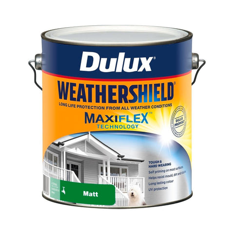 Dulux Weathershield Exterior Paint - Deep Matt - 4L - 205mm x 198mm x 180mm - SuperSaverAU - view 1