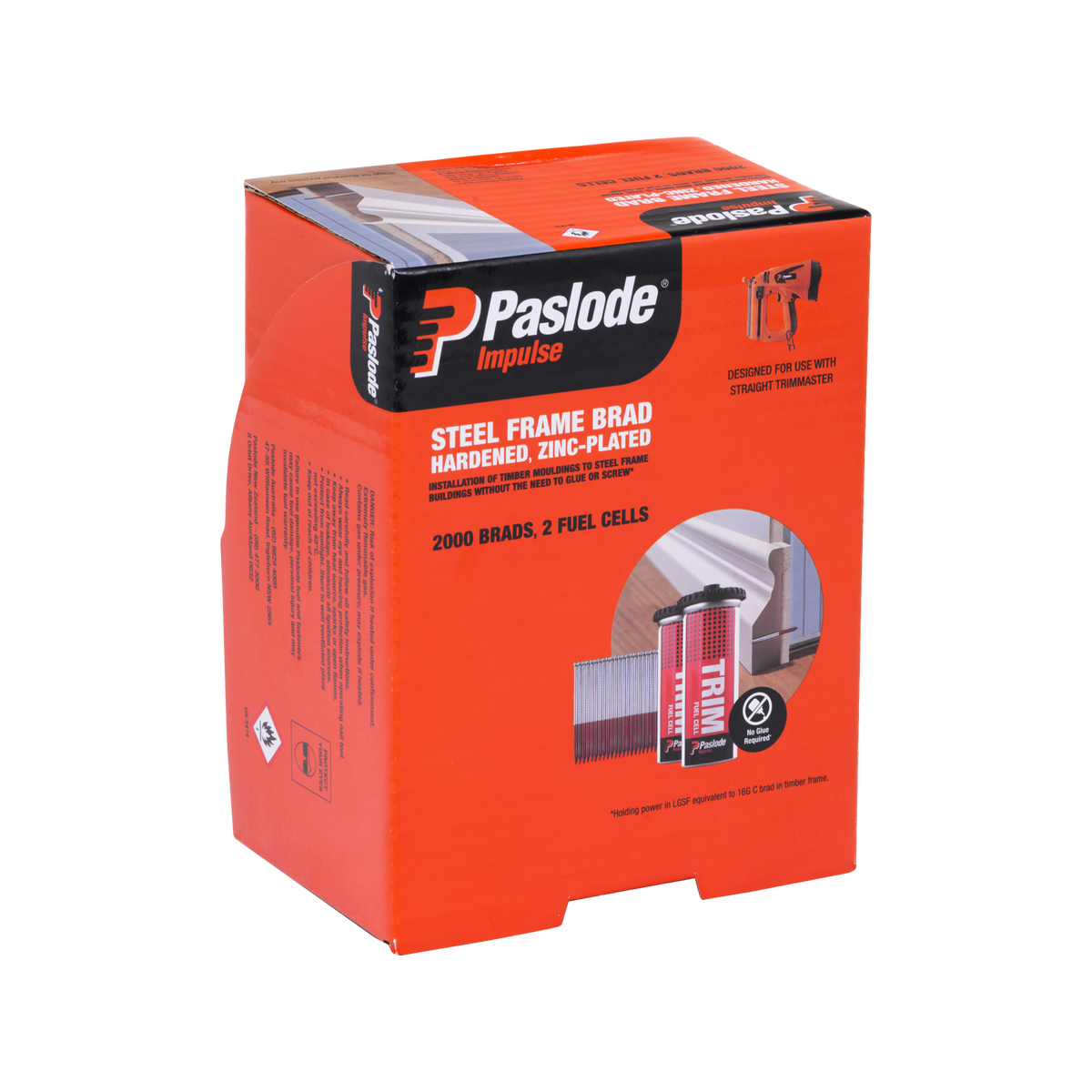 Paslode 15G x 45mm Steel Frame Brads - Box of 2000