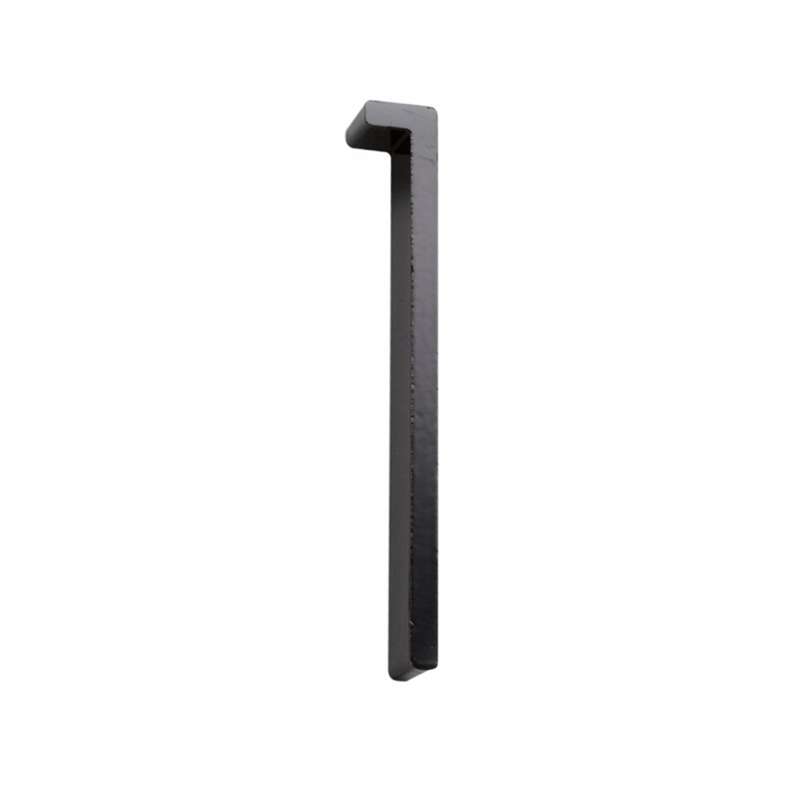 Sandleford Slimline House Number 1 120mm Black Steel, Powder Coated Weather Resistant