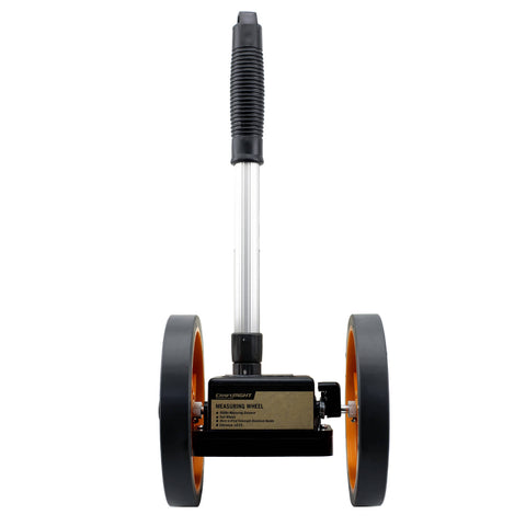 Craftright 0-9999.9m Collapsible Measuring Wheel - Orange