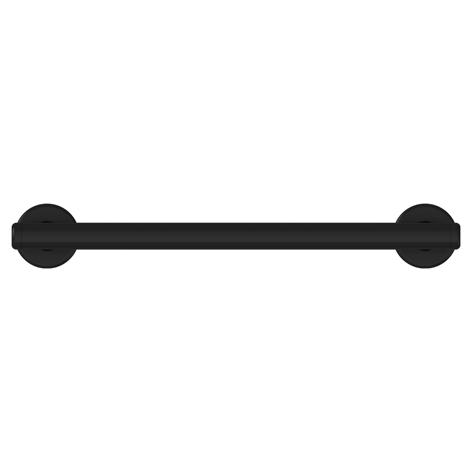 HomeCare by Caroma 450mm Black Matte Stainless Steel Straight Grab Rail