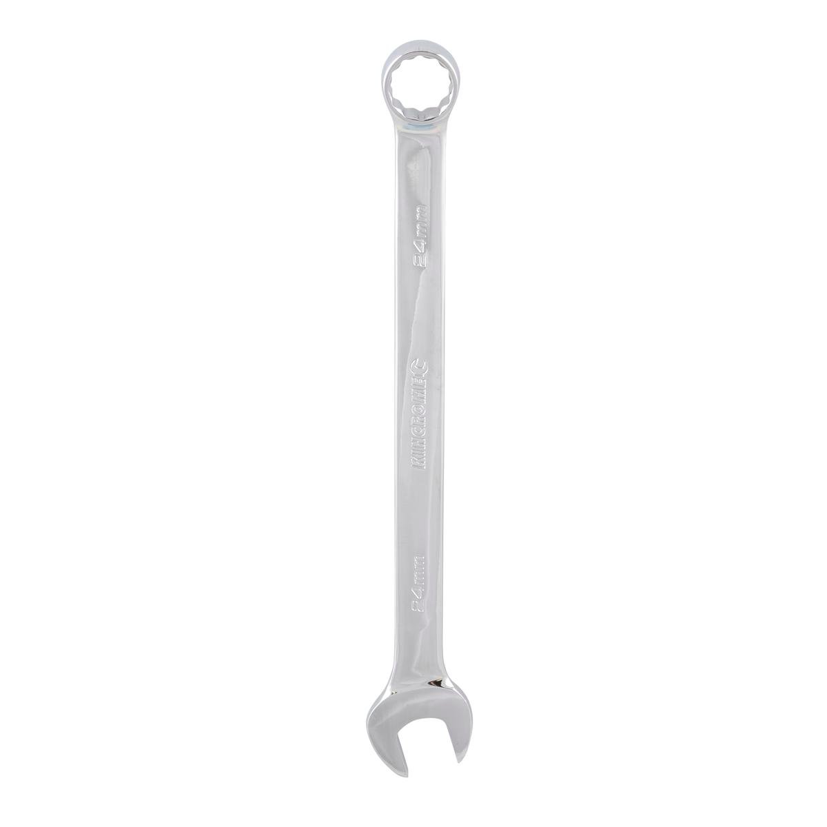 Kincrome 24mm Combination Spanner - 12 Point Chrome Vanadium Steel, 15 Degree Offset