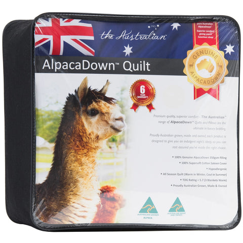 The Australian AlpacaDown Double Quilt - SuperSaverAU - view 1