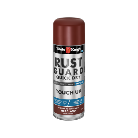 White Knight Rust Guard Headland Satin Touch Up Spray Paint 300g