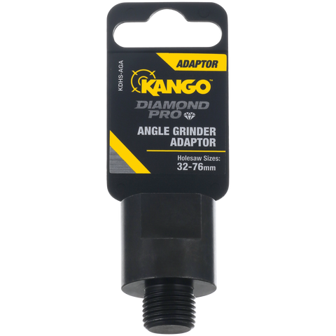 Kango 32-76mm Diamond Hole Saw Angle Grinder Adaptor Nut Yellow