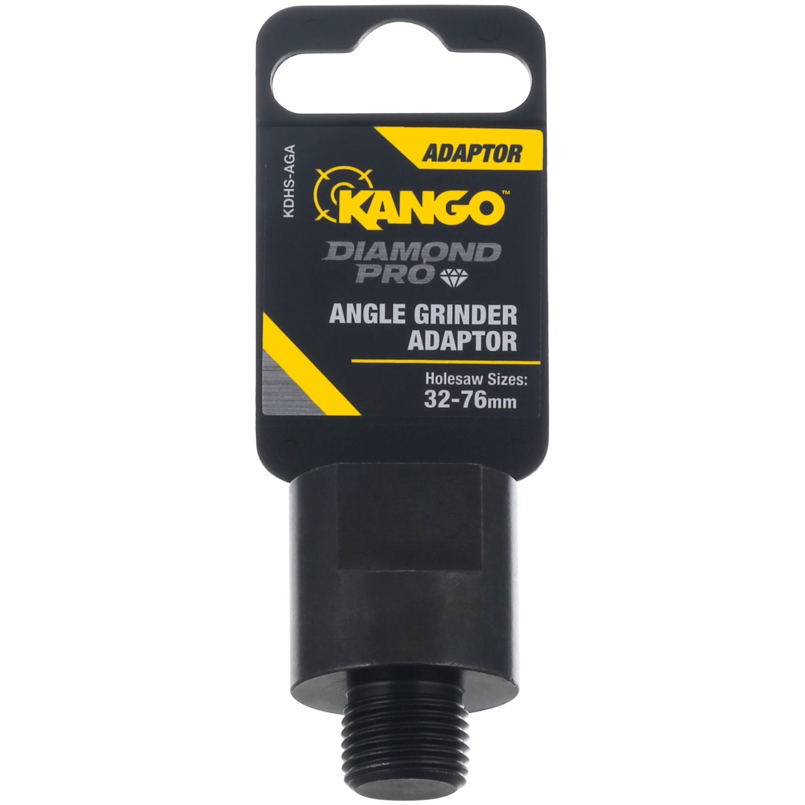 Kango 32-76mm Diamond Hole Saw Angle Grinder Adaptor Nut Yellow
