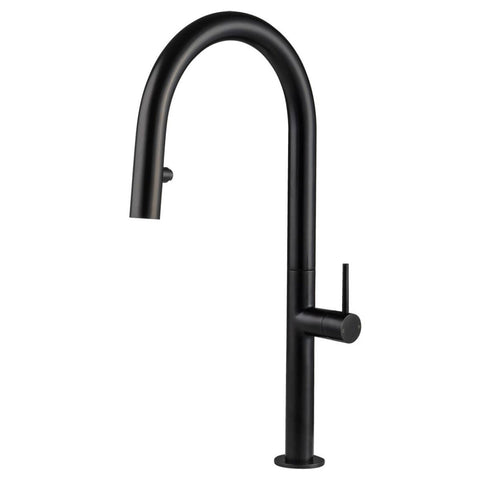 Rogerseller Myhill Sink Mixer with Pull Out Spray 6L/min - Matte Black, 5-Star WELS - 3606012611