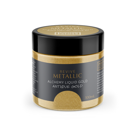 Porter S Paints 100ml Metallic Antique Gold Furniture Paint - Water-Based - Easy Clean - SuperSaverAU - view 1