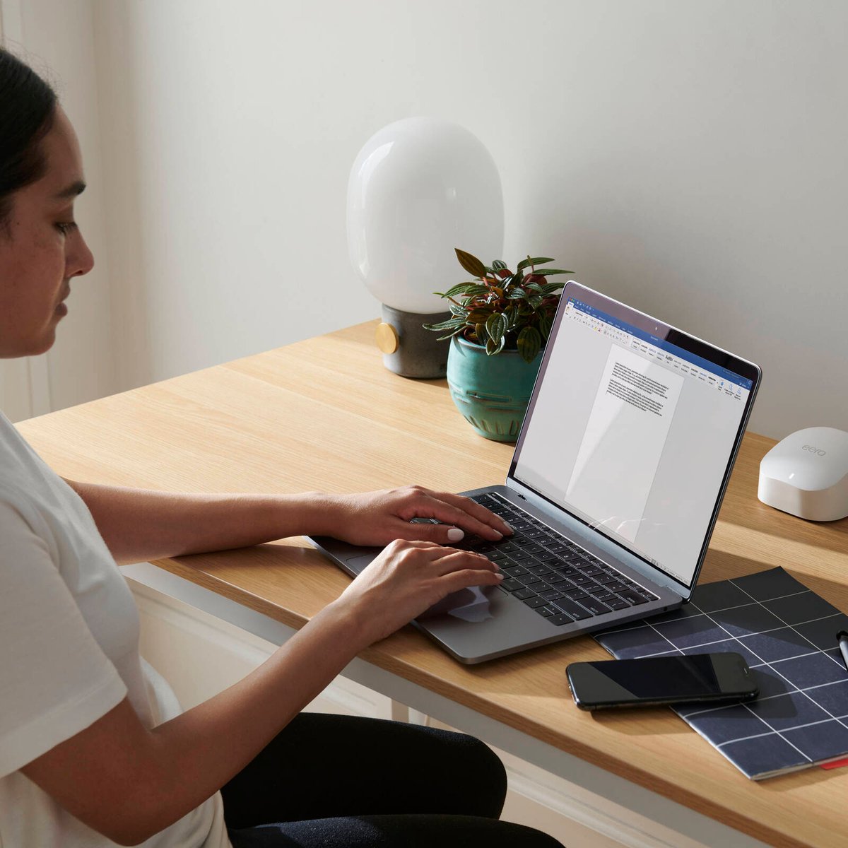 eero 6 Dual-Band Mesh Wi-Fi 6 Router 3 Pack 500 Mbps White M110315