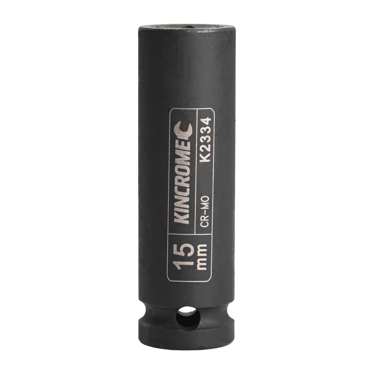 Kincrome Deep Impact Socket - 15mm - Cr-Mo - Rust Resistant - SuperSaverAU - view 1