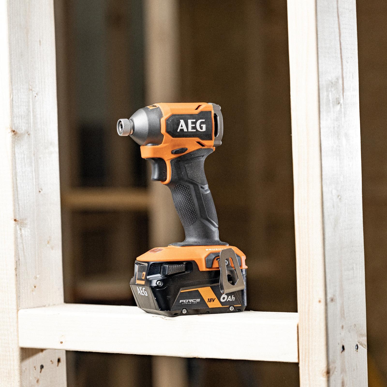 AEG 18V Brushless Sub Compact 4-Mode Impact Driver 180Nm Skin Only A18SIDBL0