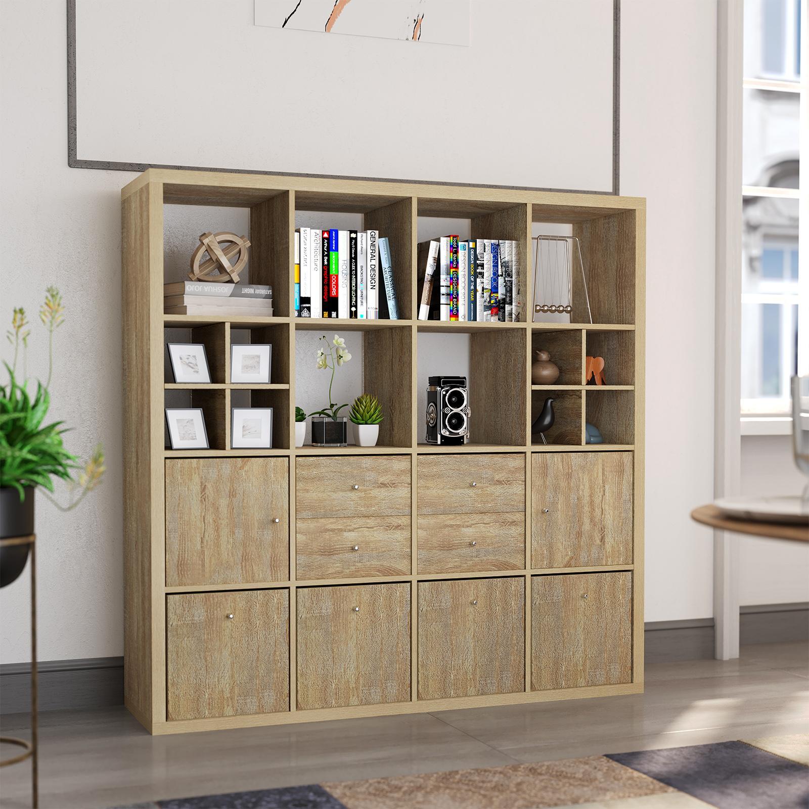 Flexi Storage Clever Cube Oak Divider Insert 335 x 385 x 335mm