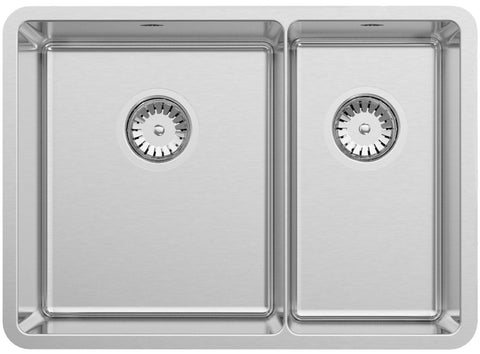 Abey Lucia 1 and 1/3 Bowl Sink - 304 Stainless Steel - Top, Under or Flush Mount - LUA190