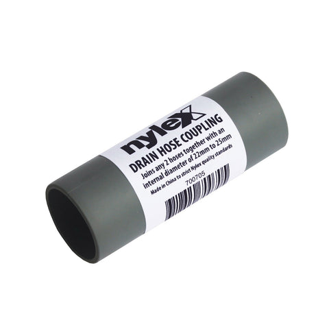 Nylex Grey Water 22mm-25mm Joining Cuff, Polypropylene Hose Connector