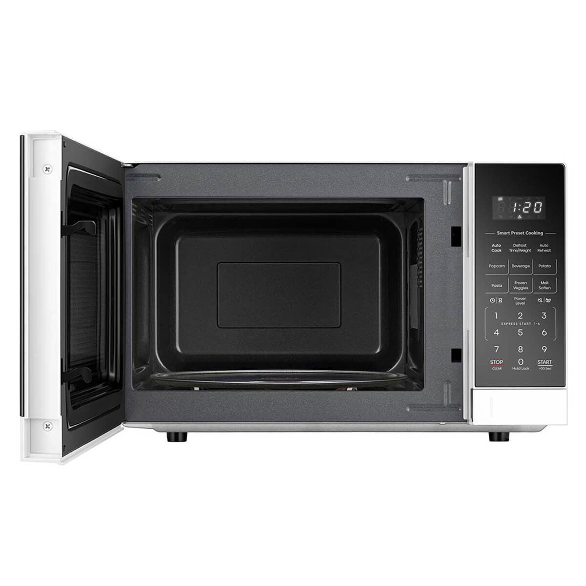 Hisense 25L multifunction microwave oven - 900W, pearl white, ten power levels, touch controls - HMAS2509WP
