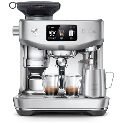 Breville Oracle Jet automatic coffee machine - 45 grind settings - ThermoJet heating - BES985BSS