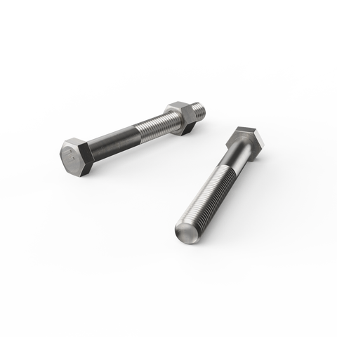 Zenith Hex Head Bolts & Nuts - M12 x 100mm - 25 Pack - Stainless Steel 304 - Rust Resistant - SuperSaverAU - view 1