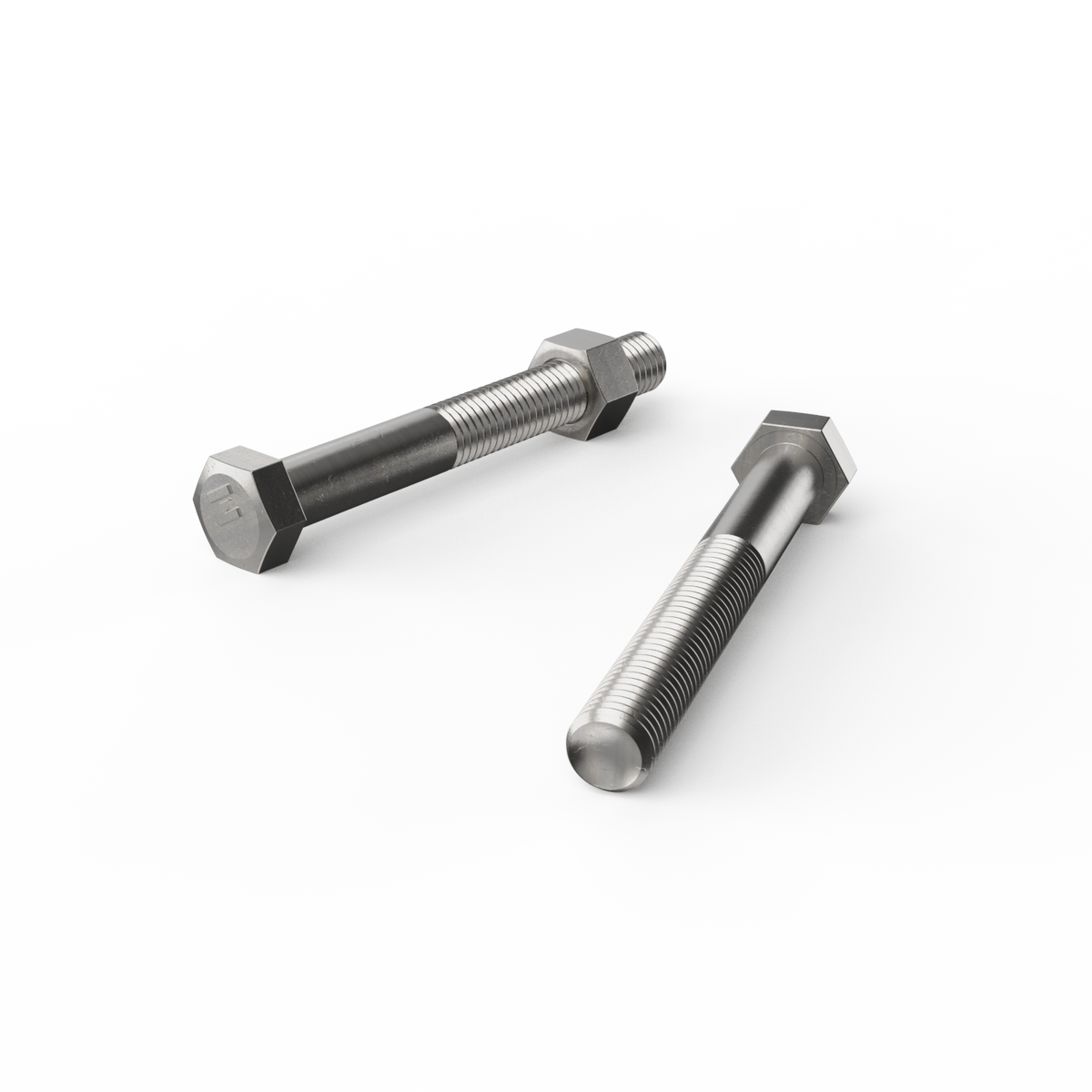 Zenith Hex Head Bolts & Nuts - M12 x 100mm - 25 Pack - Stainless Steel 304 - Rust Resistant - SuperSaverAU - view 1