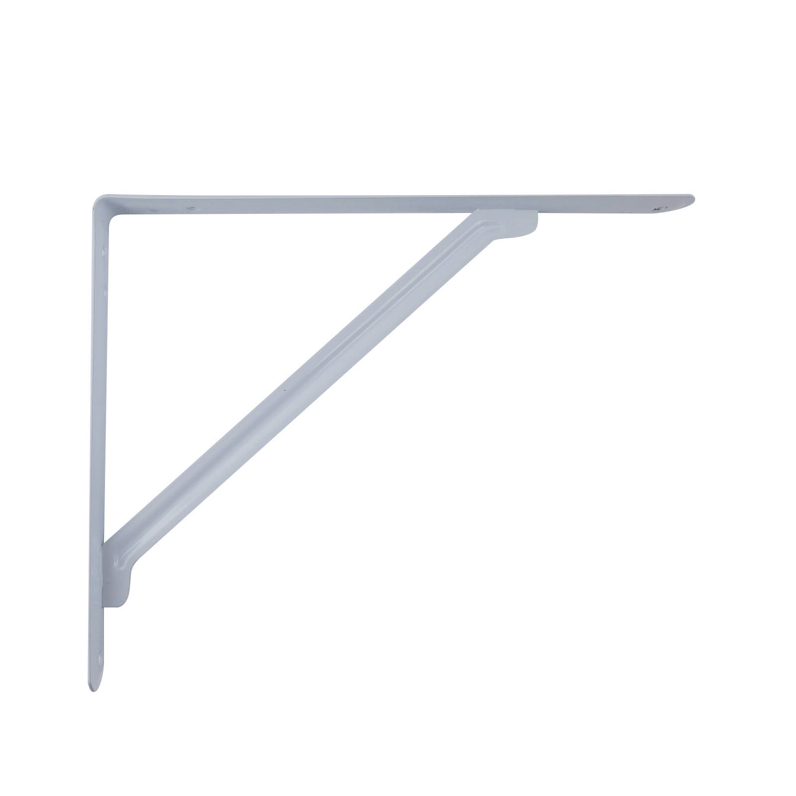 Carinya 300 x 250mm White Light Stayed Bracket, Powder Coated Steel, Multi-Orientation Wall Mount