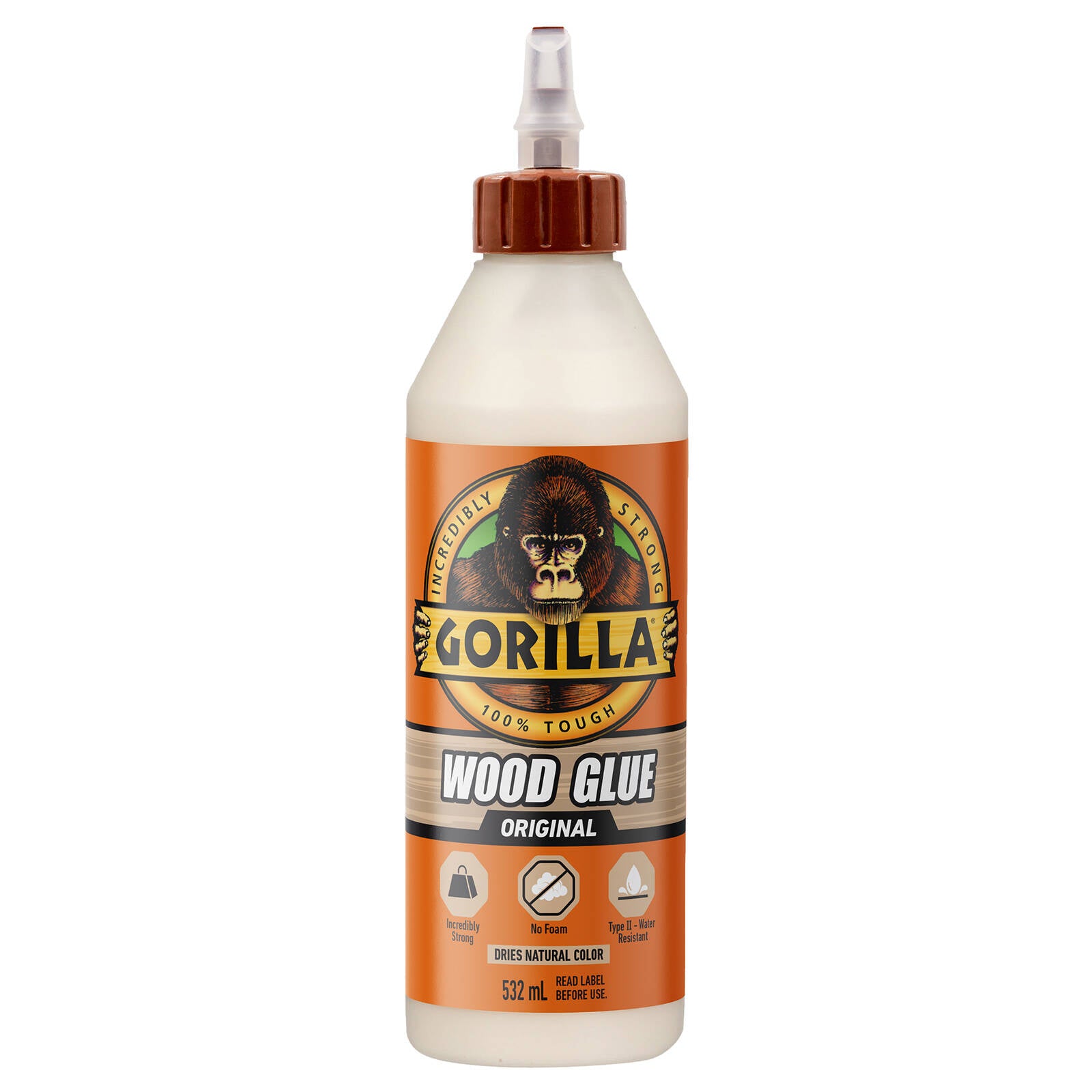 Gorilla Wood Glue 532ml High Adhesion
