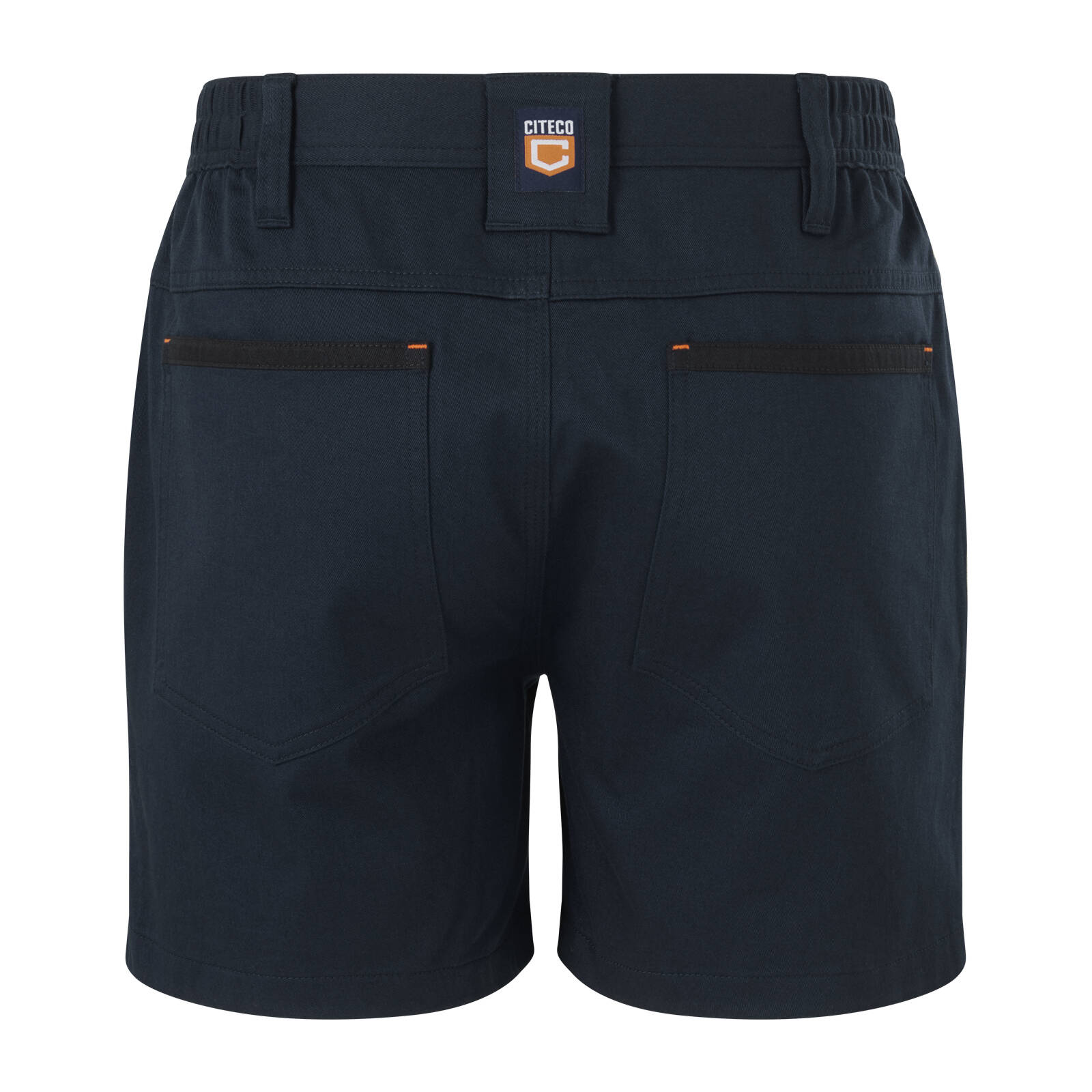Citeco Men's Navy Short Shorts - Cotton Stretch Twill 245gsm, Size 97R