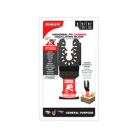 Diablo Carbide Multi Tool Blade 40mm x 32mm - General Purpose - Durable - SuperSaverAU - view 1