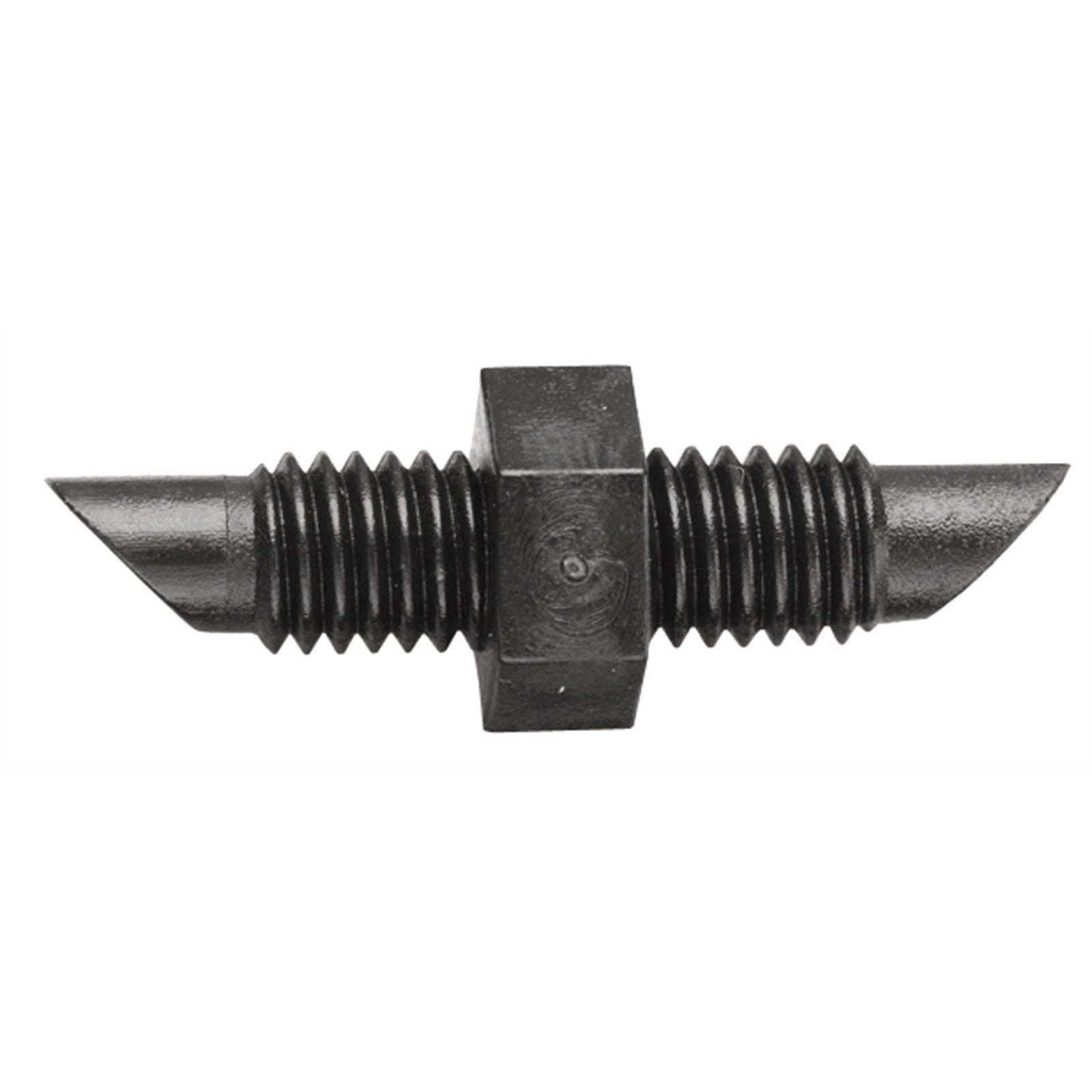 Pope 4mm Adaptor Screwed Both Ends 25 Pack Black Polypropylene