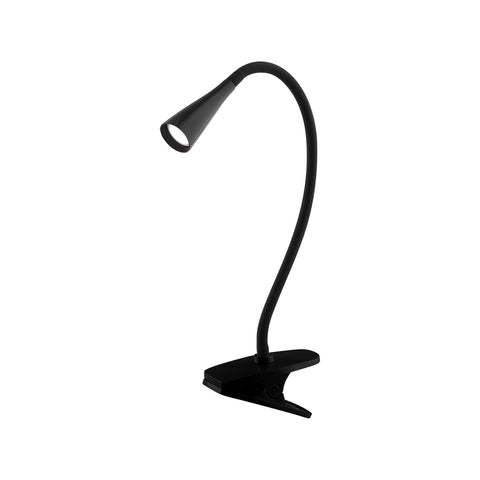 Verve Design Dale 23.5cm 5W Black LED Adjustable Clip Lamp ATL103