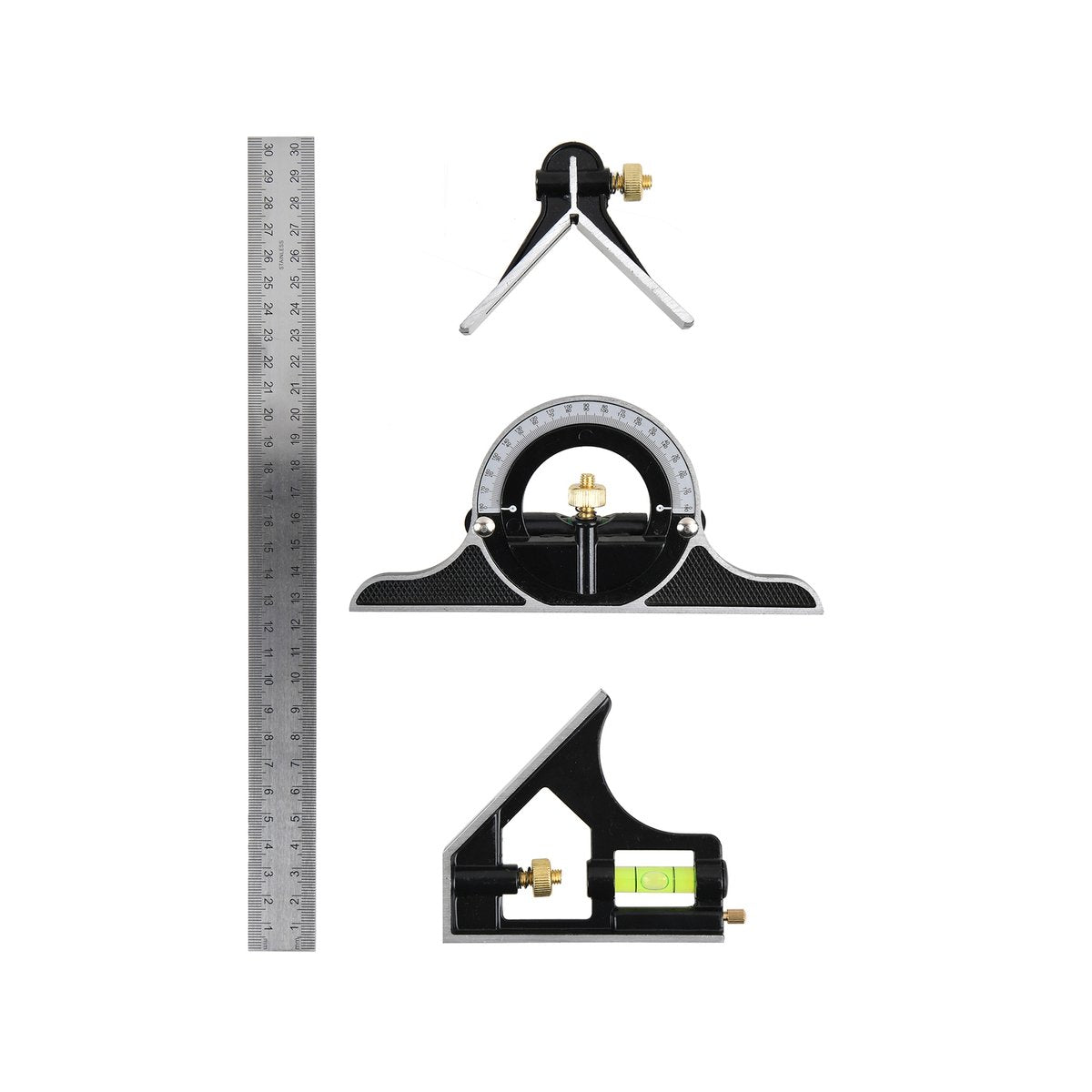 Trojan 300mm Stainless Steel Multi-Function Combination Square