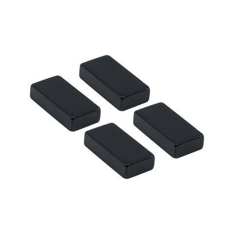 Everhang Rare Earth Block Magnet 4 Pack - 25 x 12.5mm - Black - Strong Neodymium - SuperSaverAU - view 1