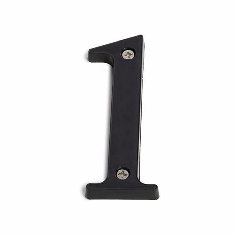Sandleford House Number 1 - 85mm Black Plastic Numeral - SuperSaverAU - view 1