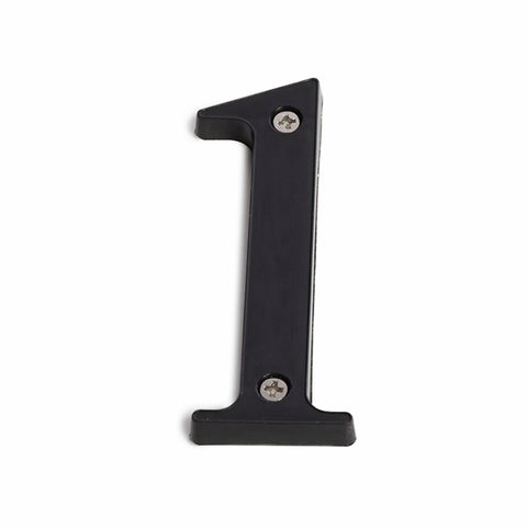 Sandleford 85mm Black Plastic House Number 1 - Weather Resistant