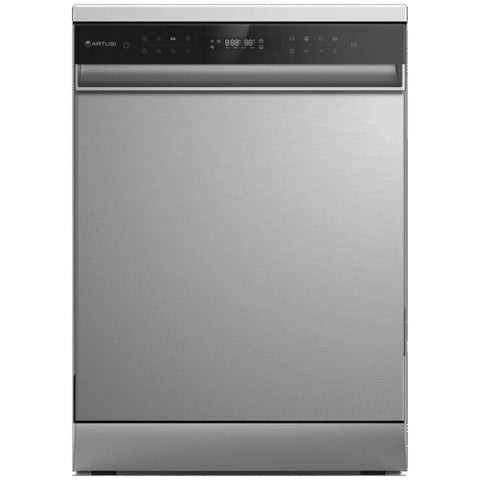 Artusi 60cm Freestanding Dishwasher 15 Place Settings - Stainless Steel, 8 Programs, Touch Controls - ADW5009X