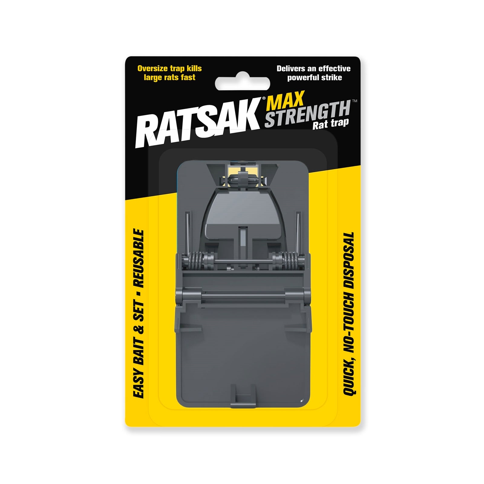 Ratsak Max Strength Reusable Rat Trap Poison Free Indoor Outdoor
