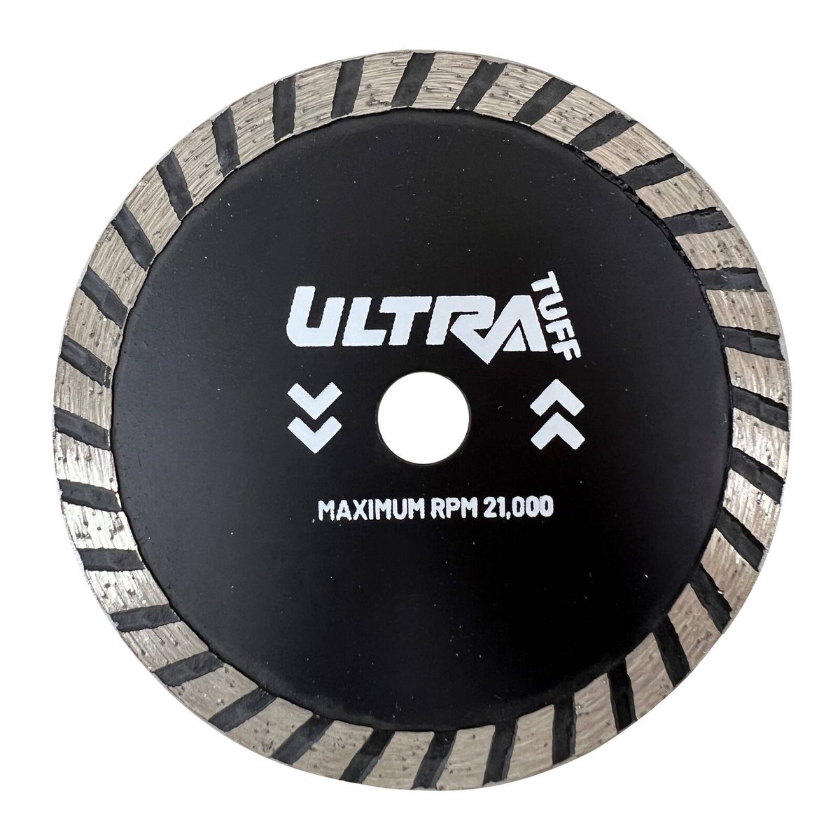 Ultra Tuff Turbo Diamond Blade - 76mm Dia - Fast Cutting - 3/8" Bore - SuperSaverAU - view 2