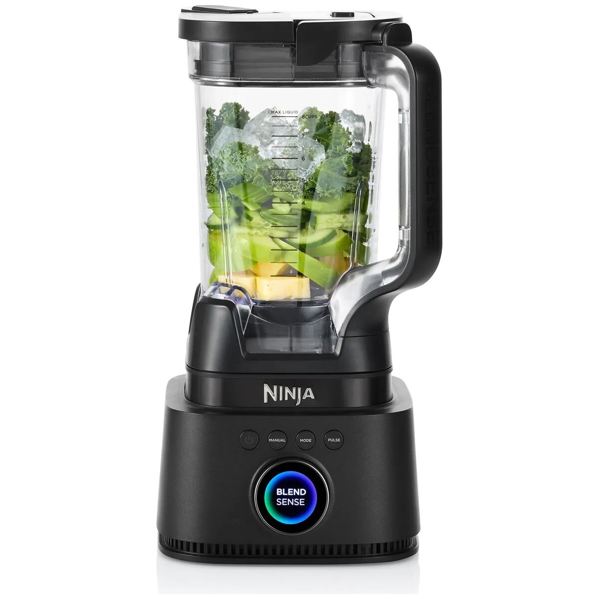 Ninja Stealth IQ Duo Power Blender 2.1L Jug - 800W Motor, 700ml Cup, Black - QX301