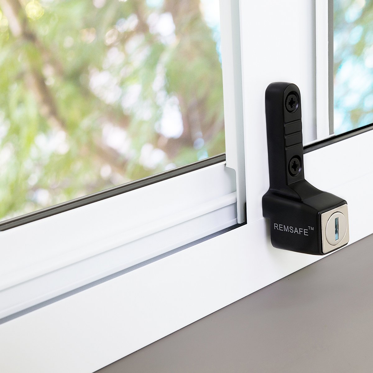 Remsafe White Lylock Push Lock - Window Safety Device - 22mm x 77mm - SuperSaverAU - view 4