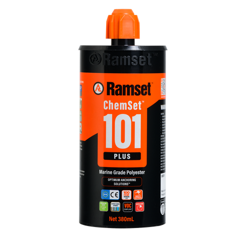 Ramset ChemSet 101 Plus 380ml Polyester Chemical Anchoring Adhesive