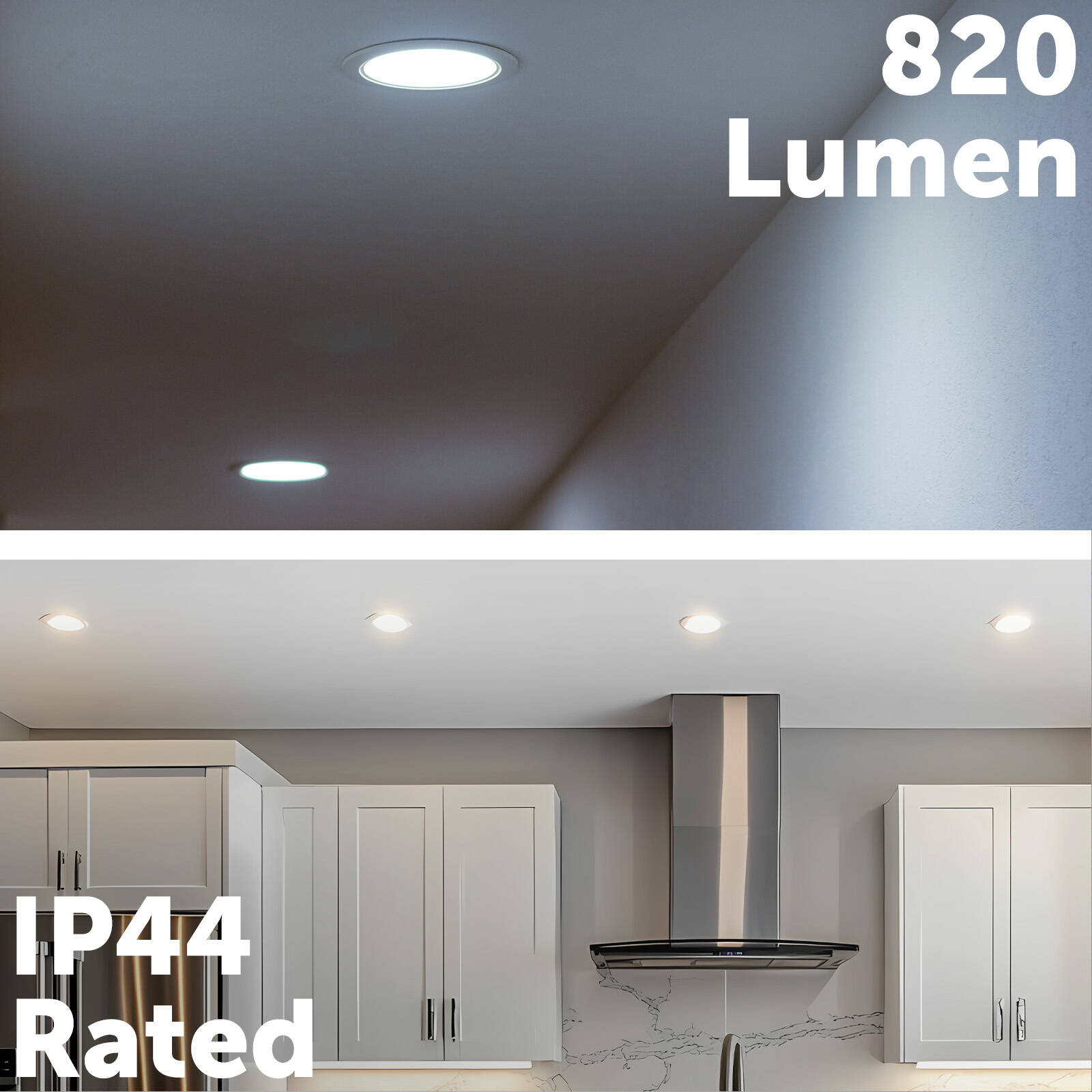 Arlec 9W 92mm Tri-Colour Recessed Lens Dimmable LED Downlight 240V White ALD285
