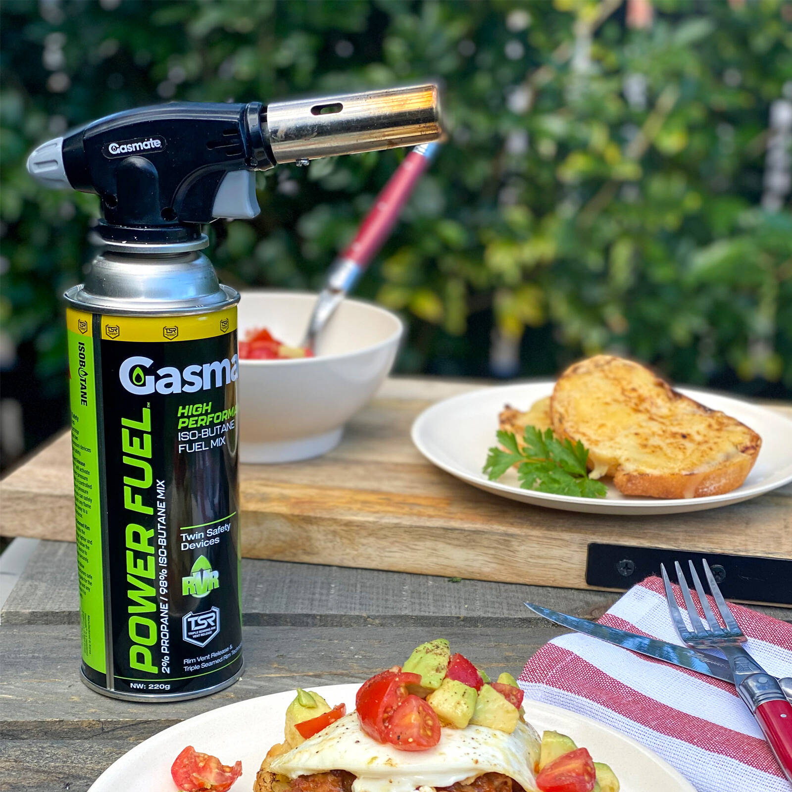 Gasmate Butane Fire Lighter Torch Steel