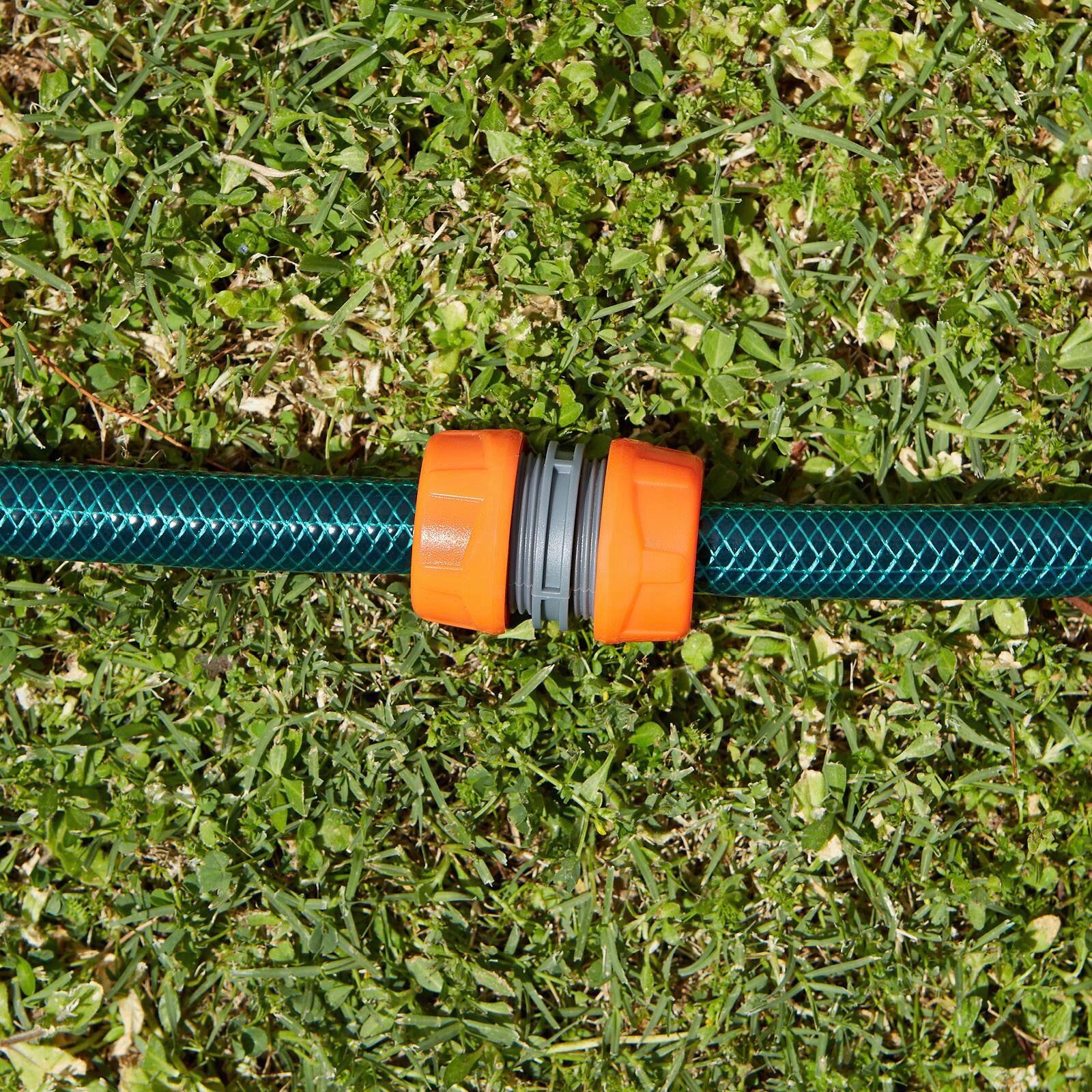Pope 12mm Hose Joiner Repairer - Orange Poly Garden Hose Mender