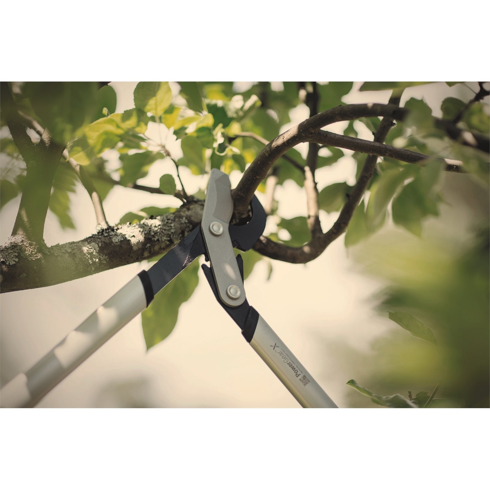 Fiskars PowerGearX Small Bypass Lopper, Corrosion-Resistant Steel, Gear Driven
