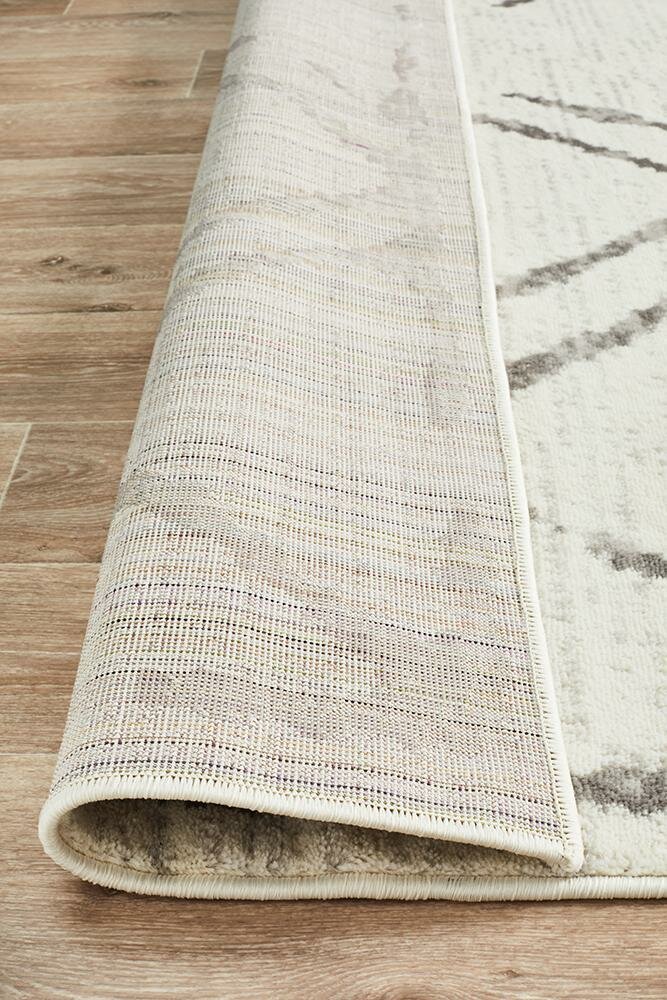 Rug Culture Metro Large Rug 290x200cm - Ivory Polypropylene, Power Loomed - MET-606-IVO-290X200