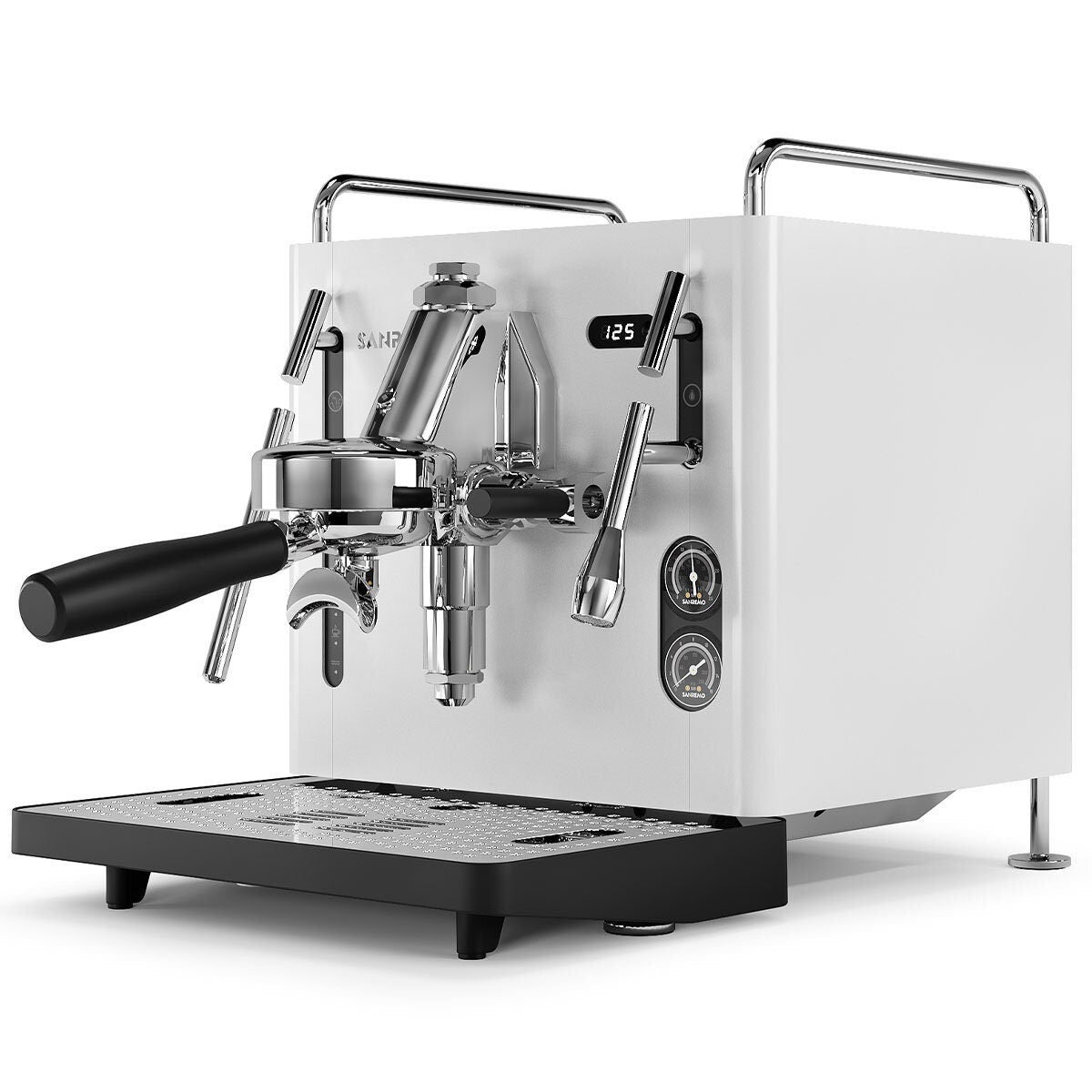 Sanremo Absolute Cube Manual Coffee Machine - E61 Group, 1.8L Tank, White Finish - SRPCB13A816L03