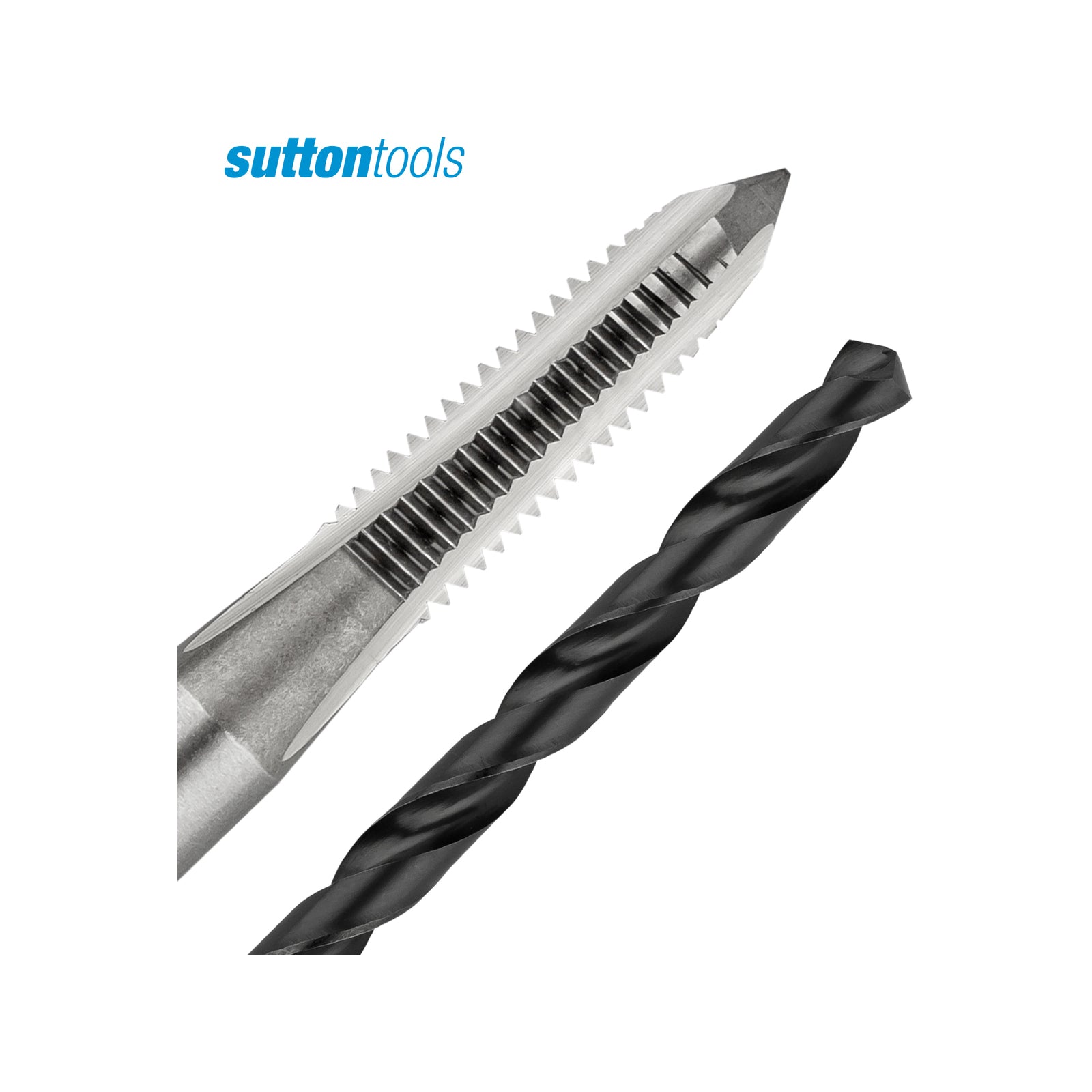 Sutton Tools Impact Tap & Drill Set 3.3mm M4 1/4 Hex Tungsten Chrome Alloy