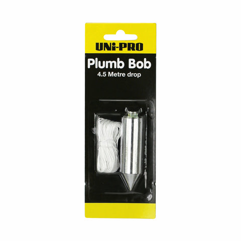 UNi-PRO Plumb Bob - Yellow Levelling & Alignment Tool