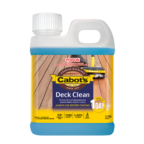 Cabot's 1L Deck Clean Oxalic Based Timber Cleaner