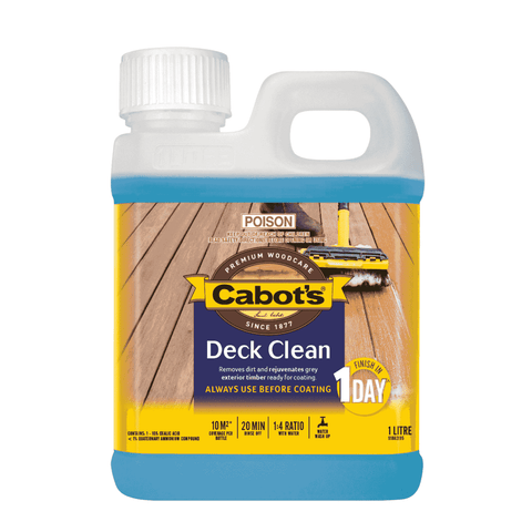 Cabot's 1L Deck Clean Oxalic Based Timber Cleaner